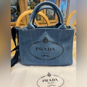 -PR*D*  Beautiful Shoulder and cross body Denim Bag💙 (New)